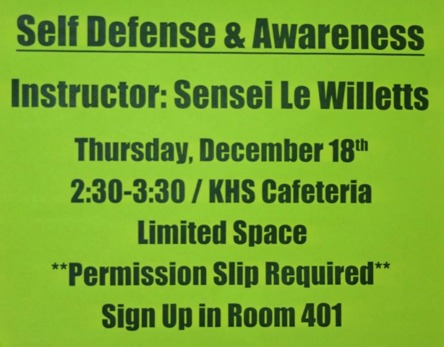 Power of 100 to hold self-defense class
