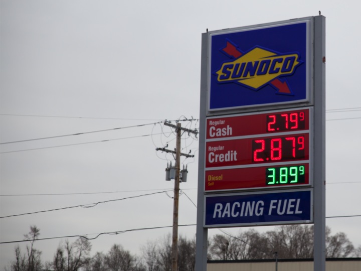 The price of gas is below $3.  This decrease was fueled by an increased oil supply.