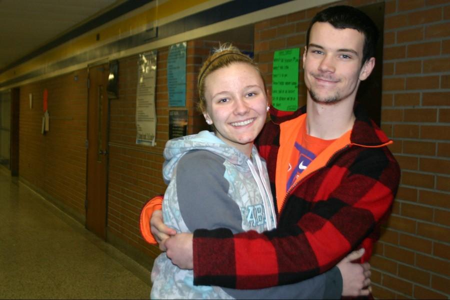 Seniors Samantha Redick and KC OBrien have been dating for two years.
