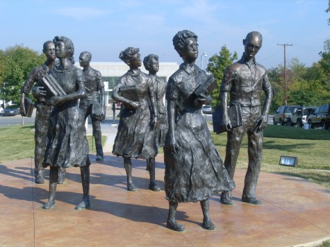 “Testament,” the Little Rock Nine Monument, located outside the Arkansas State Capitol.