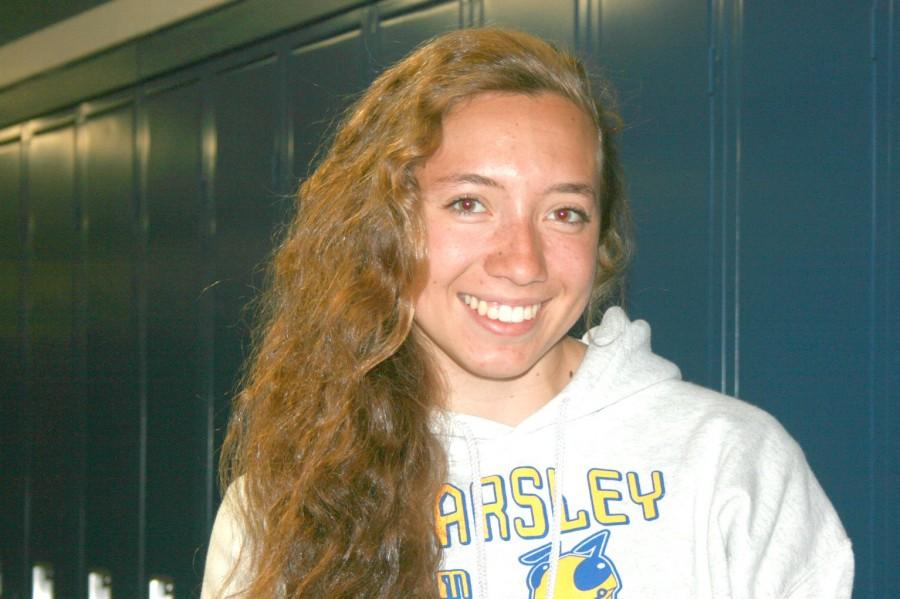 Junior Lindsay Nofs led Kearsley in its win against Southwestern Academy on April 27. Nofs won at No. 1 singles.