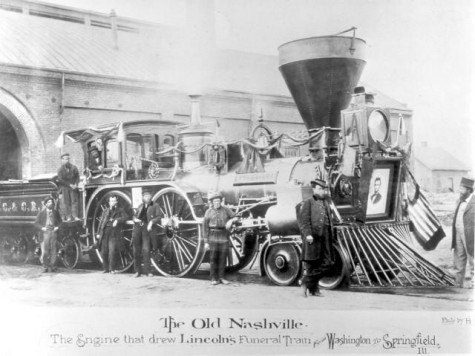 The steam train "Old Nashville" pulled the funeral train for President Abraham Lincoln.