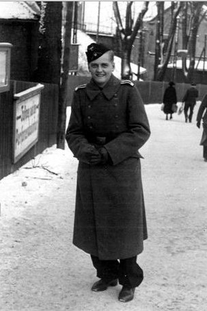 German Lt. Wolfgang Kloth was a tank officer in World War II. In this photo, Kloth is in Eastern Europe in 1942.