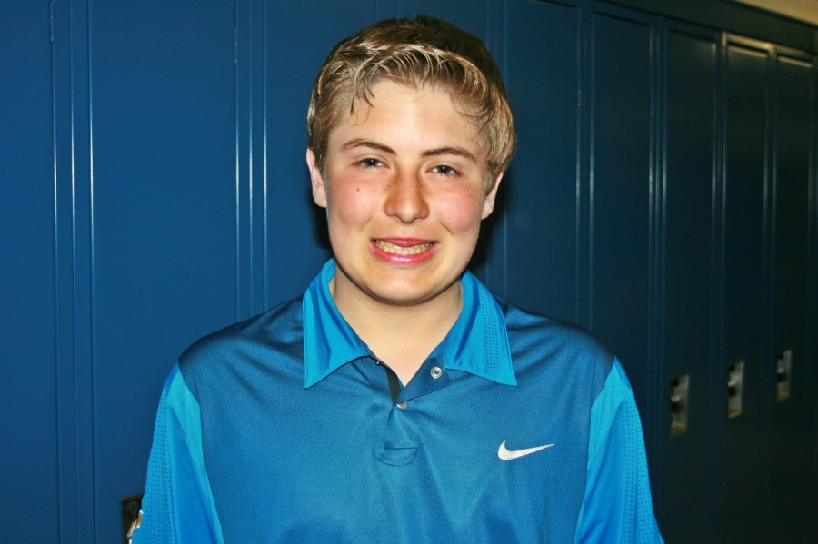 Sophomore Connor Vansteenburg led Kearsley to a fifth-place finish at the district tournament in St. Johns on May 20.