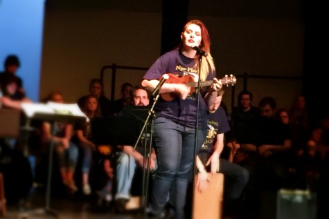 Senior Arika McClain performs "Riptide" by Vance Joy.