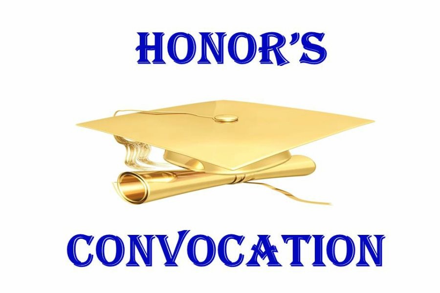 Seniors+are+awarded+for+their+accomplishments+at+the+Honors+Convocation.+