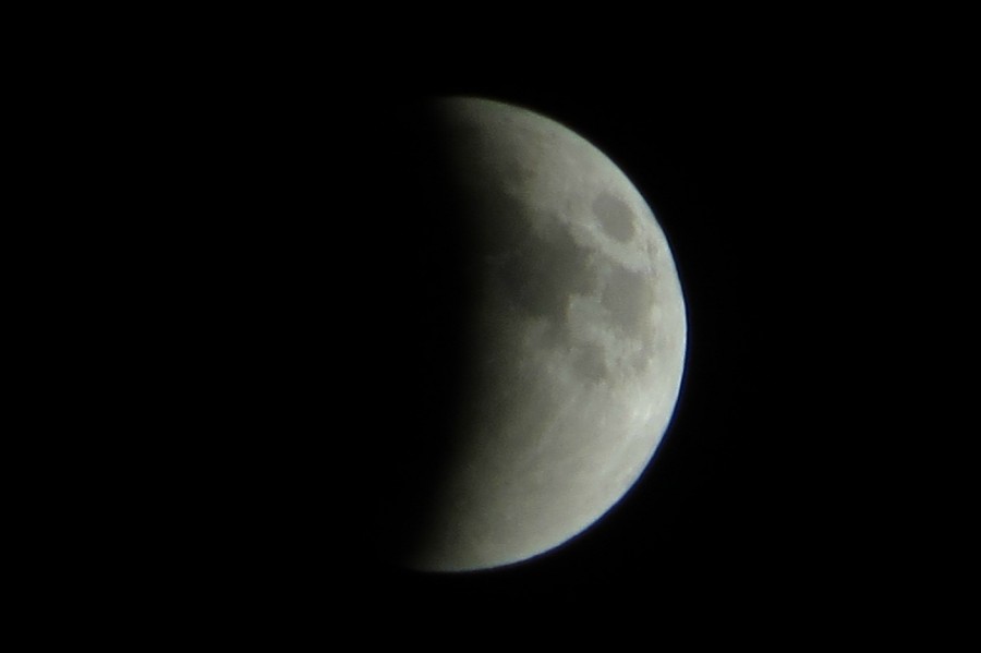 The supermoon lunar eclipse on Sunday, Sept. 27.