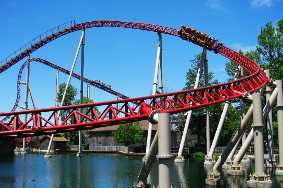 The Maverick roller coaster at Cedar Point.