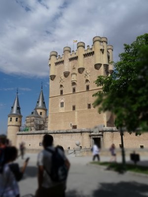 The Alcazar is beautiful on both the outside and the inside. 