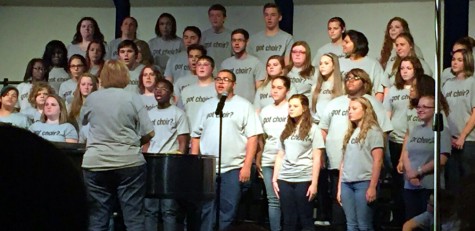 The A Cappella choir sings J. Chris Moore's arrangement of the folk song "I Know Where I'm Goin.'"