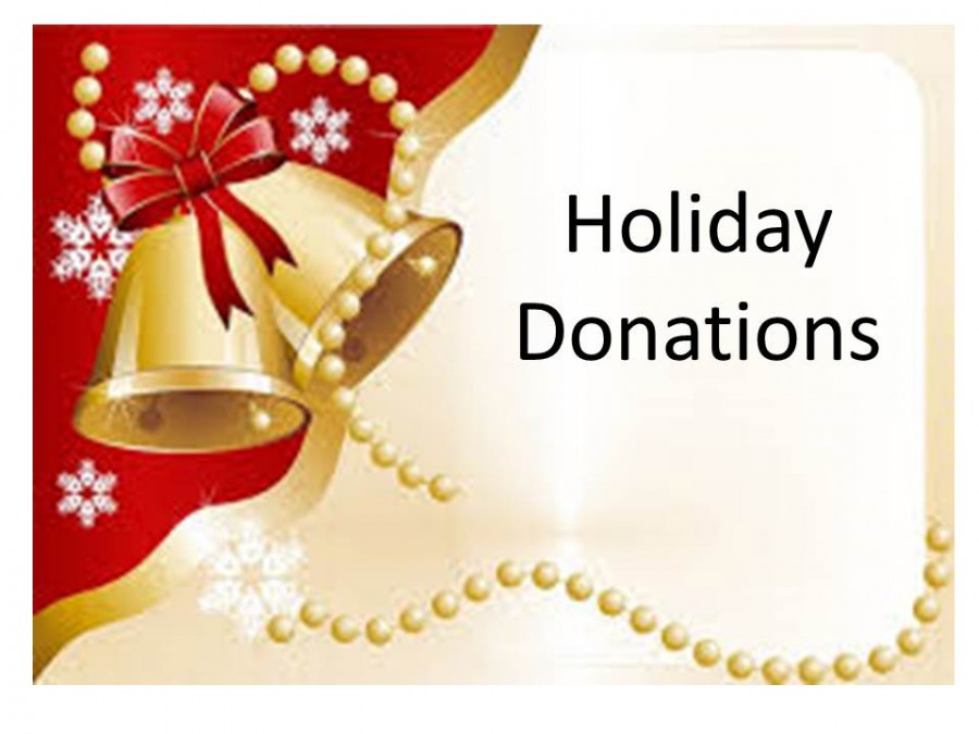 Holiday Donations by L Richardson and Pixabay