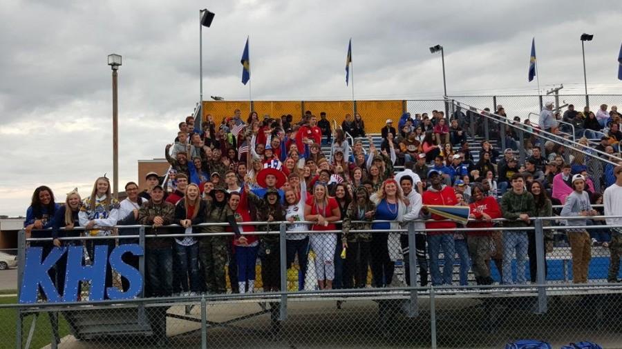 Students participate in the patriot game on Sep. 11. IMAGE / Karmen Bishoff.