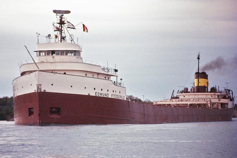 The Edmund Fitzgerald sank on Nov. 10, 1975.