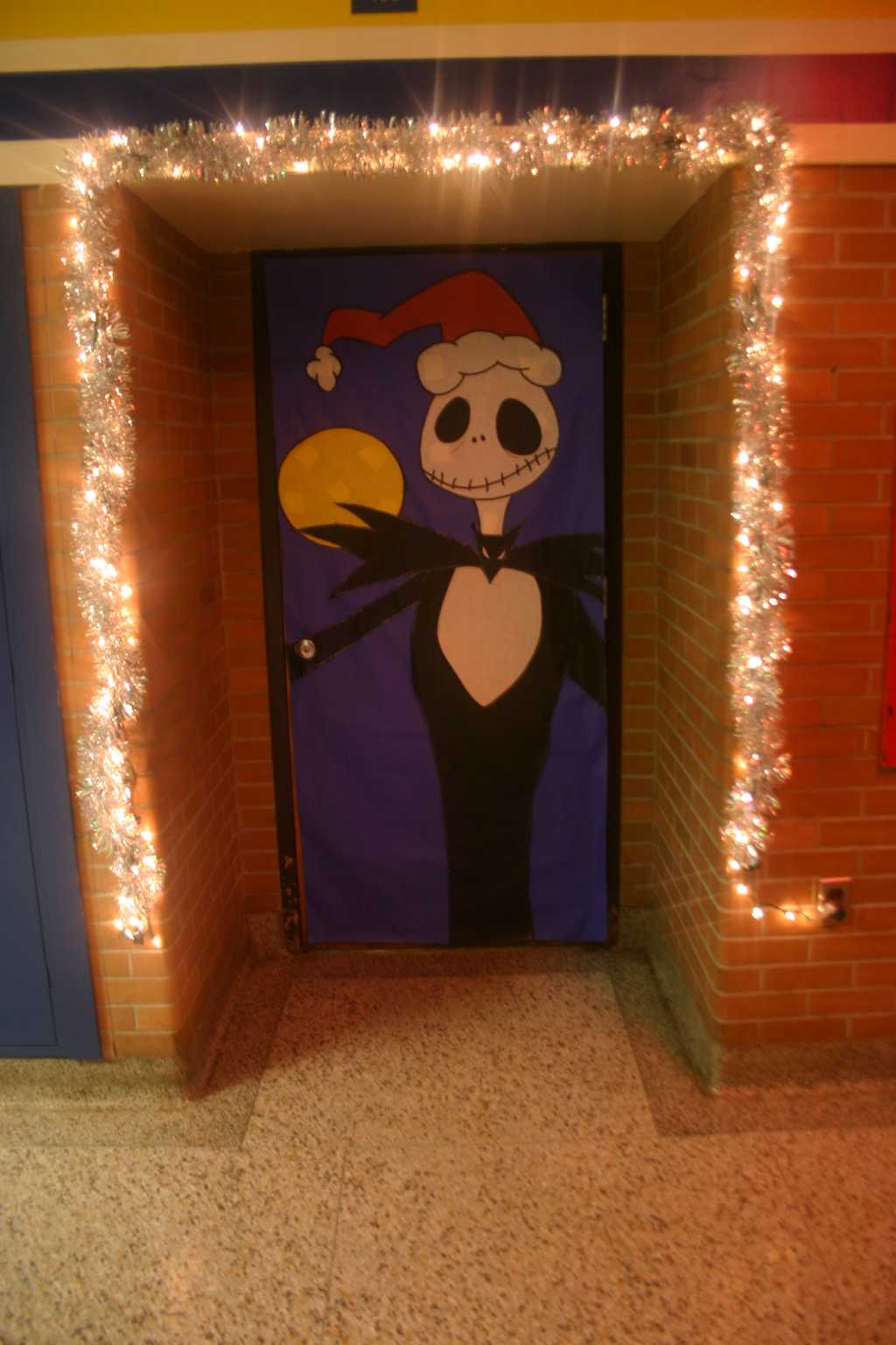 Mr. Mark Zimmerman's door resembles a nightmare.