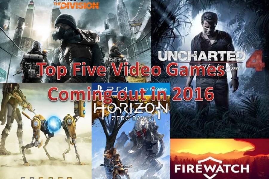 Gamers anticipate five games that will make 2016 a blast
