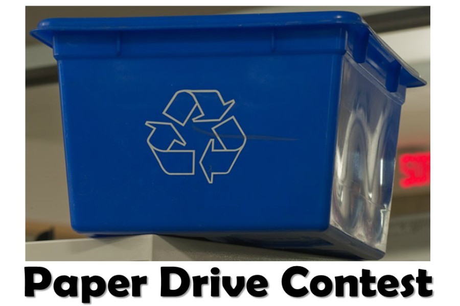 The Environmental Club is holding a paper drive contest from Monday, Jan. 11 to Friday, Jan. 15.