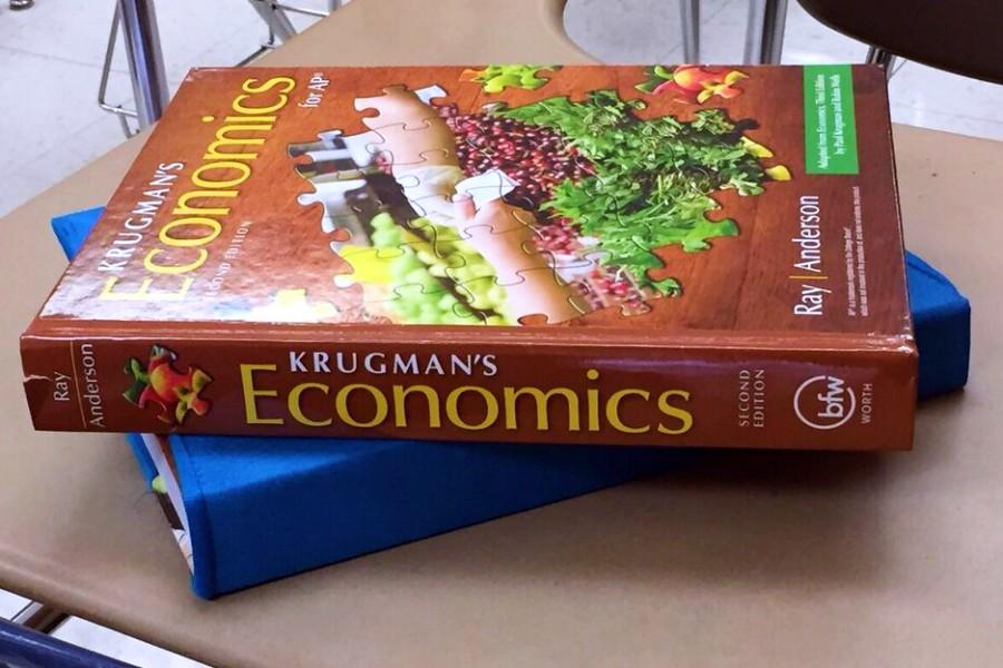 The+new+AP+economics+textbooks+will+teach+students+throughout+the+school+year.