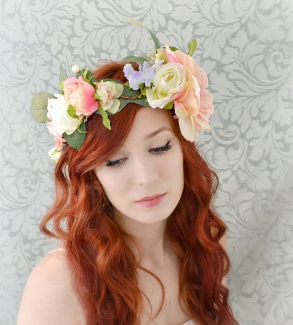 Flower crowns are the perfect way to tie in the essence of spring.