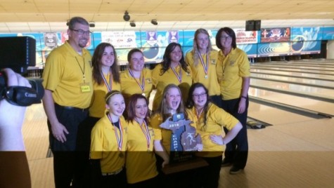 The girls bowling team won the D2 state title on Friday, March 4.