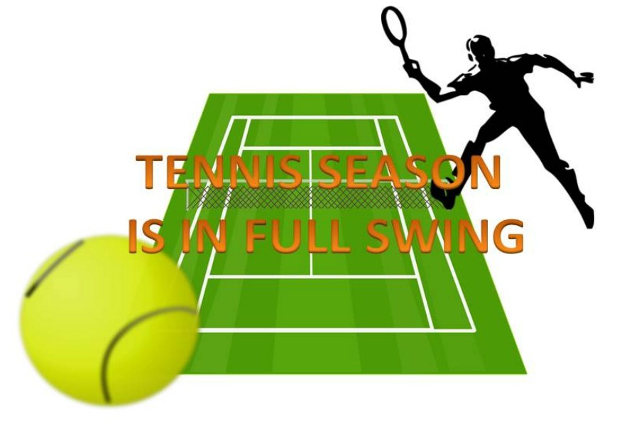 Tennis players prepare for the season