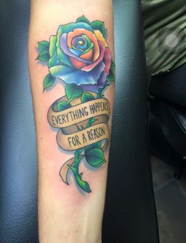 Senior Syerra Burene's tattoo means everything to her.