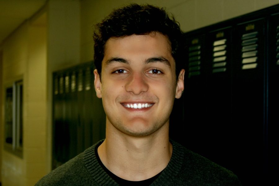 Senior Igor Guerra Perez is a foreign exchange student from Brazil.