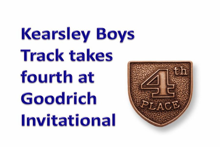 The boys track team finished fourth at the Goodrich Invitational on Friday, May 6.