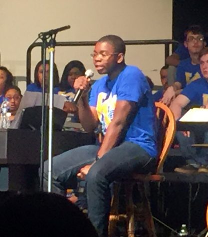 Jacobi Wright, junior sings "Chasing Pavements" by Adele.