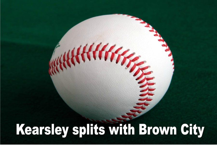 Baseball+splits+with+Brown+City
