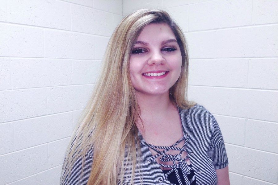 Mikayla Stevens, senior, enjoys fashion and is interested in radiation therapy.