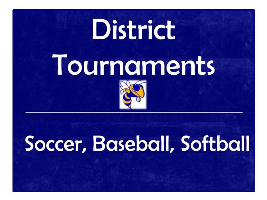Three teams compete in district championship games