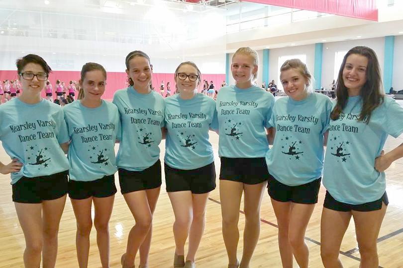 This year, after the first tryouts, the team had seven dancers, so Coach Sh...