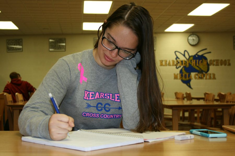 Senior Rian Schulz is a member of NHS who volunteers to tutor students after school..