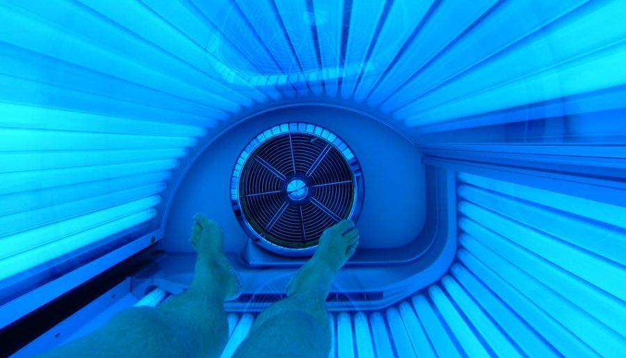 The number of people using tanning beds increases as the colder months approach.