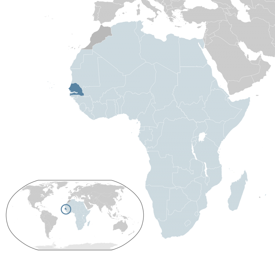 Senegal is in northwestern Africa.