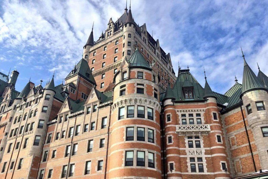 The Château Frontenac, in Quebec City, was one of the many landmarks the French students were able to visit over Presidents Day weekend.