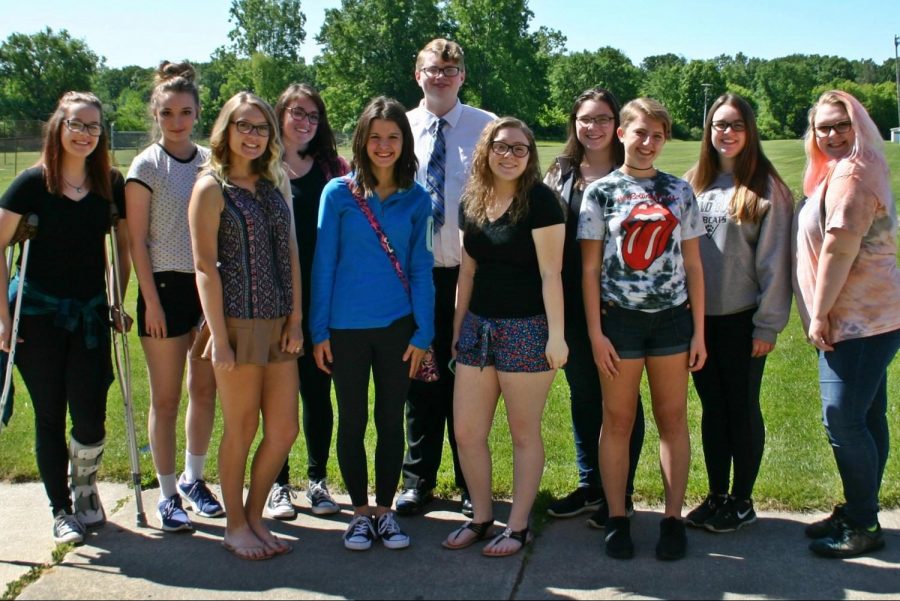 The Eclipse staff bids farewell under the sun before the 2017-18 school year ends.