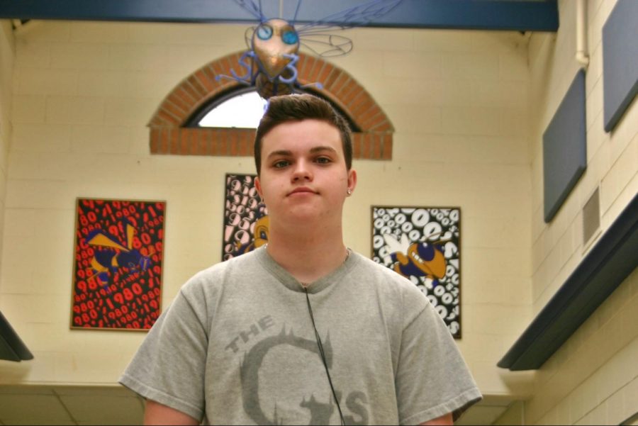 Junior Cooper Hunter plans on joining the United State Marine Corps once he graduates.