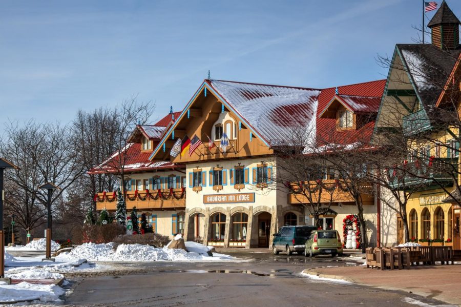 The Bavarian Inn is a one-stop business. You can stay the night, eat dinner, and shop in one place.