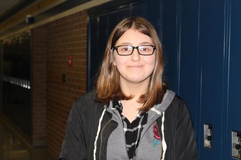 Senior Victoria Sark, a foreign exchange student from Germany, enjoys taking classes at KHS.