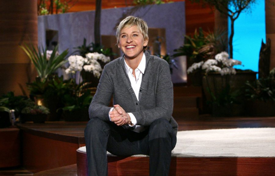 Degeneres enjoys hosting her hit daytime talk show.