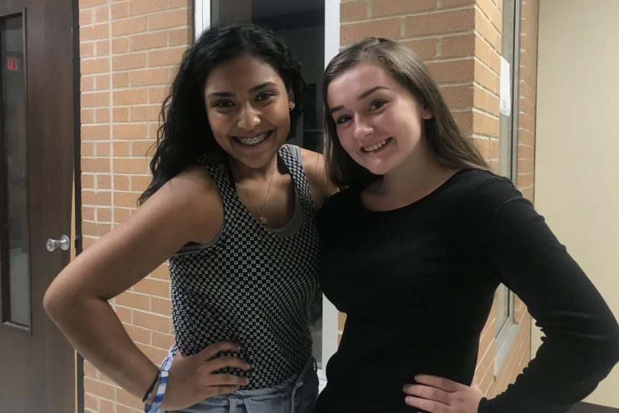 Juniors Krista Staley and Mariana Arambula are close friends who enjoy spending  time and spreading positive attitudes together.