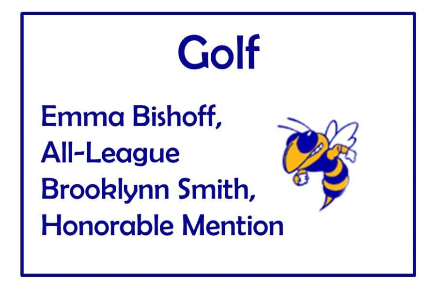 Bishoff earns All-League in golf, Smith named honorable mention