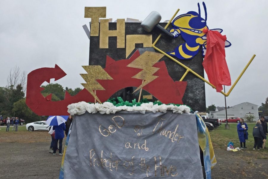 Sophomores place first with their Thor inspired float on Friday, Oct. 5.