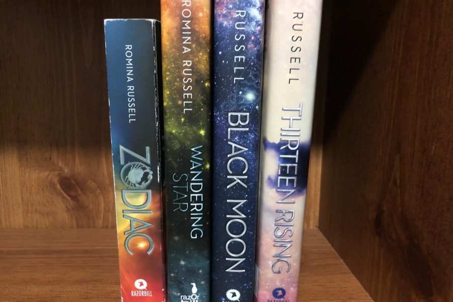 The Zodiac series in order, left to right, will appeal to fantasy and sci-fi readers.