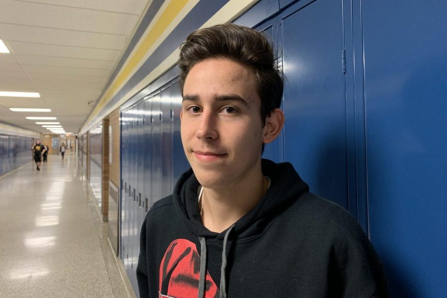 Senior Francisco Rivera-Carrera, an exchange student from Mexico, loves being at Kearsley High School.