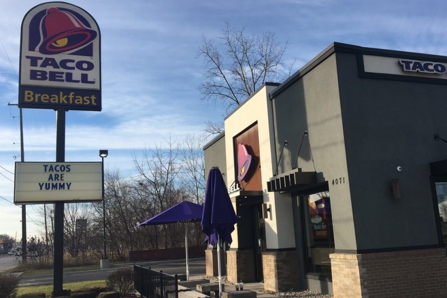 Taco Bell is the preferred fast-food chain among students.