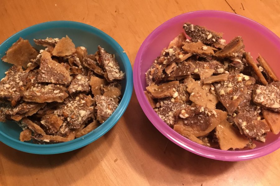 Toffee is a crunchy holiday treat that requires few ingredients.
