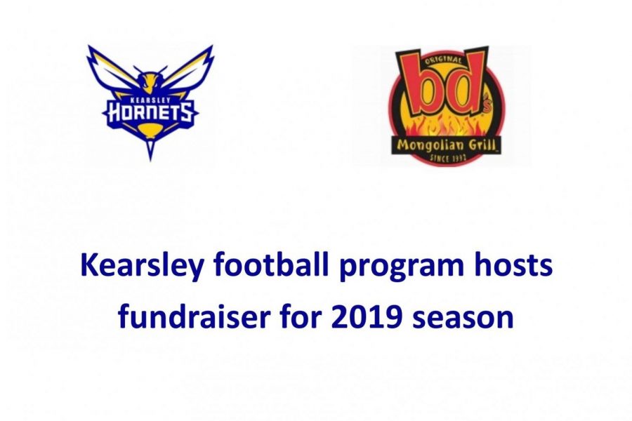 BDs Mongolian Grill is hosting a fundraiser for Kearsley football Monday, Jan. 14, starting at 5 p.m.
