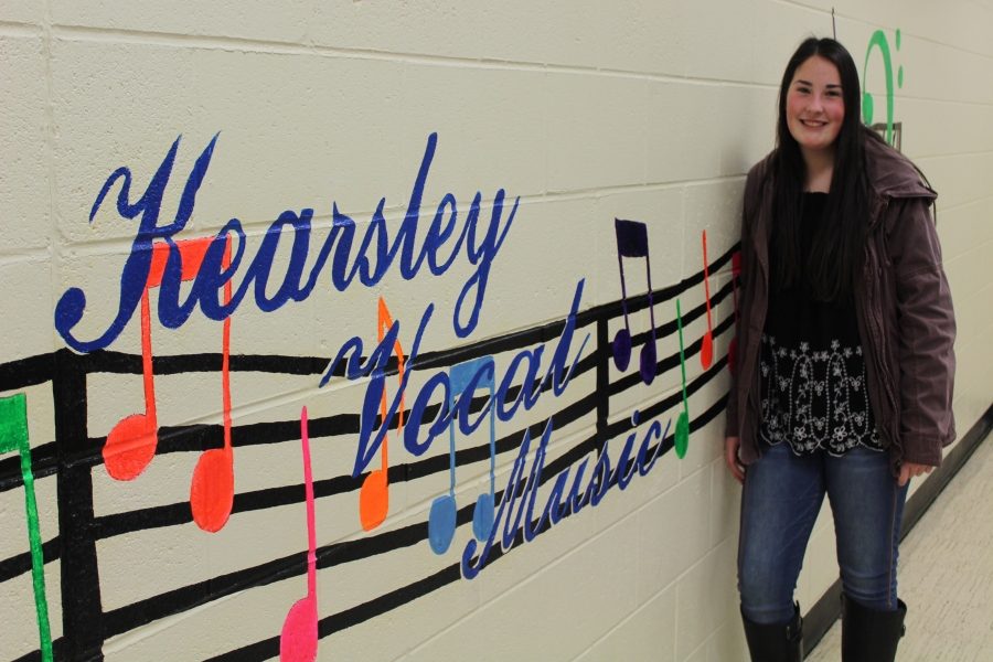 Senior Allison DePotty has tried many different activities since she came to KHS, including choir. 